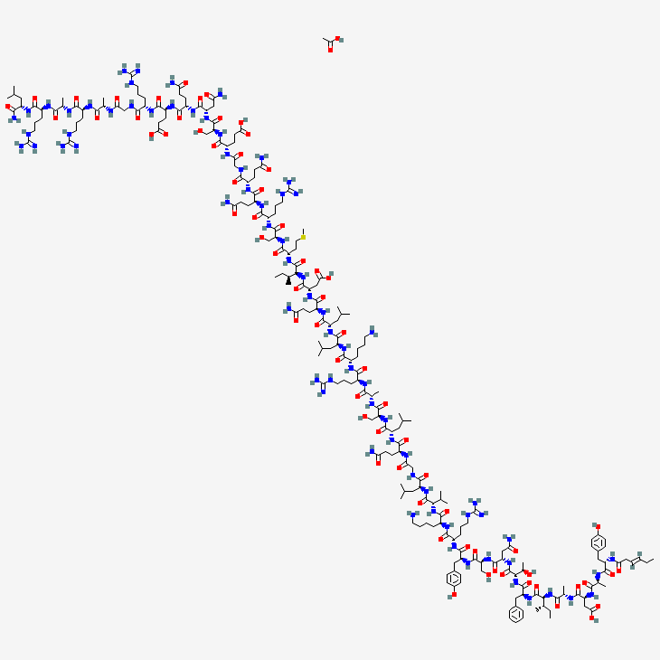 Tesamorelin molecular structure